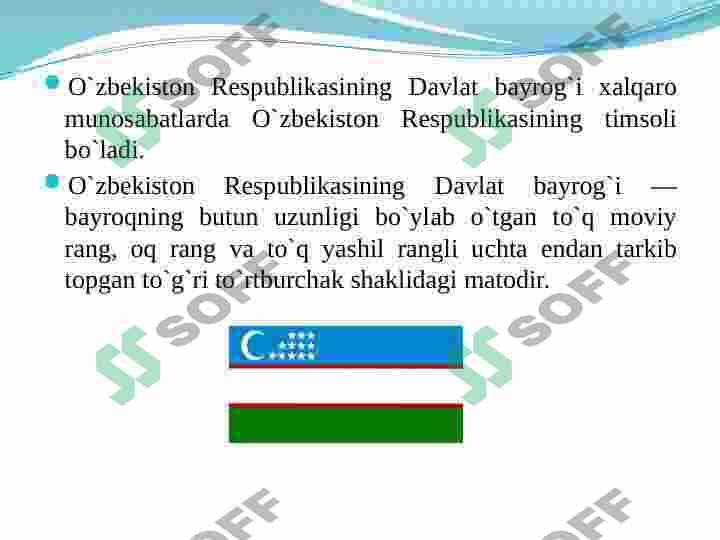 О‘ZBEKISTON TANLAGAN MUSTAQIL RIVOJLANISH YО‘LI VA UNING AHAMIYATI 5
