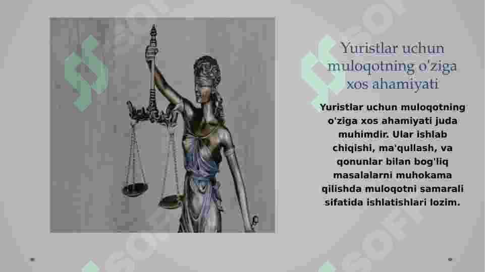 Yuristning kasbiy faoliyatidagi muloqot 7