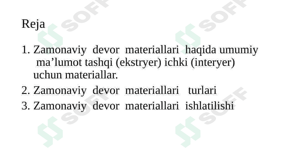 Zamonaviy  devor  materiallari 2