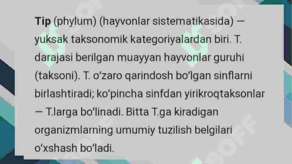Hayvonlar sistematikasining maqsadi, uslublar ,qisqacha tarixi va uning òrni. 4