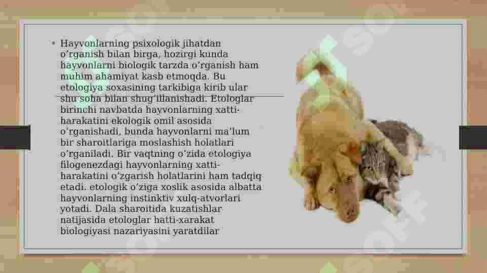 Zoopsixologiya va qiyosiy psixologiyaga kirish 5