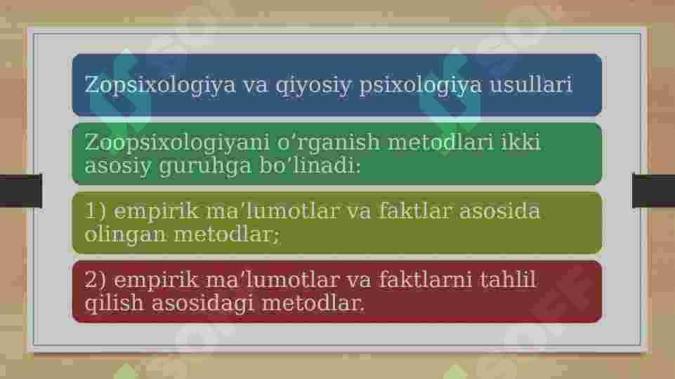 Zoopsixologiya va qiyosiy psixologiyaga kirish 8