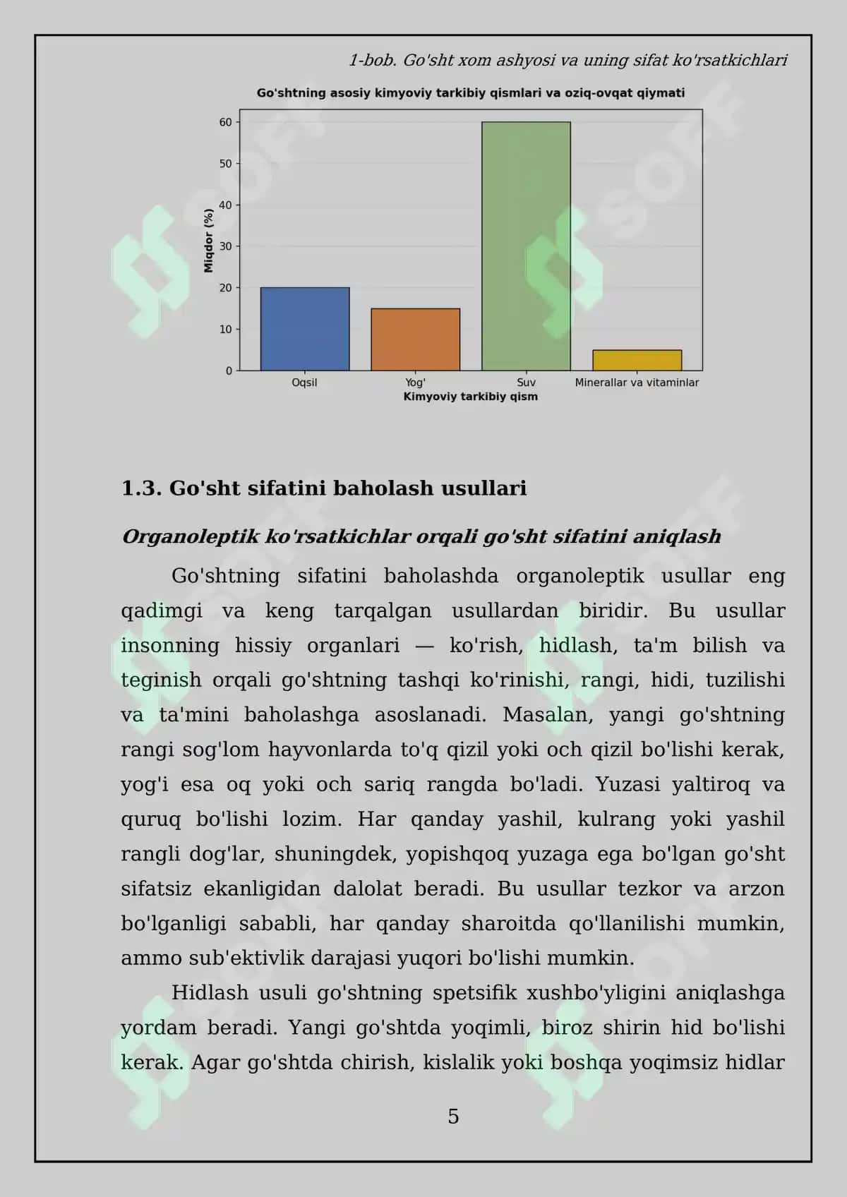 Go’sht va yarim tayyor mahsulotlar ulardan taom tayyorlash texnologiyasi 8