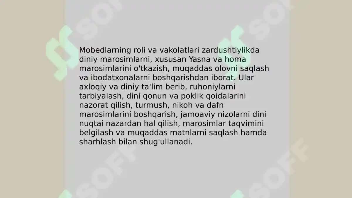 Zardushtiylikning diniy erarxiyasi 4