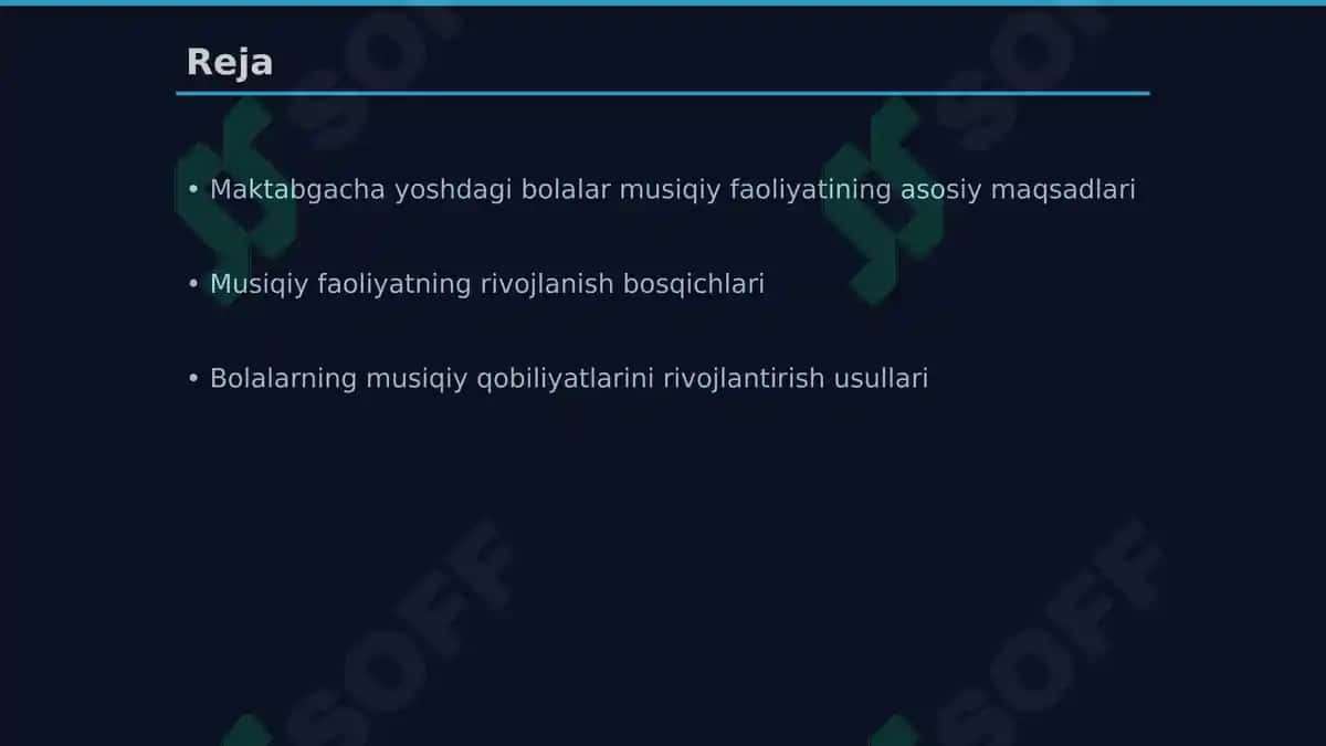 Maktabgacha yoshdagi bolalar musiqiy faoliyatining mazmuni 2