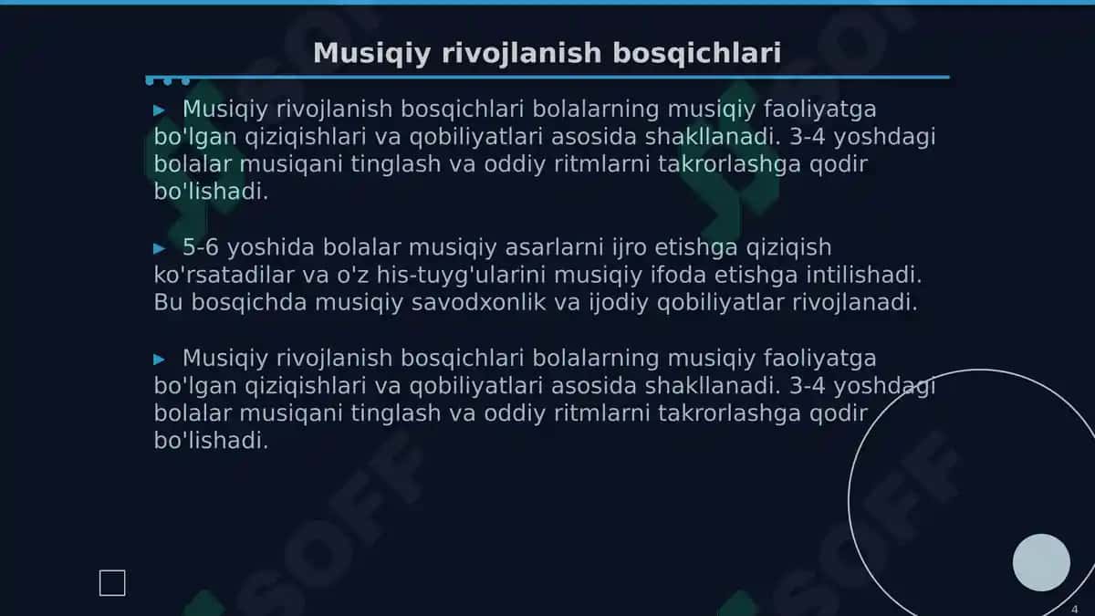 Maktabgacha yoshdagi bolalar musiqiy faoliyatining mazmuni 4