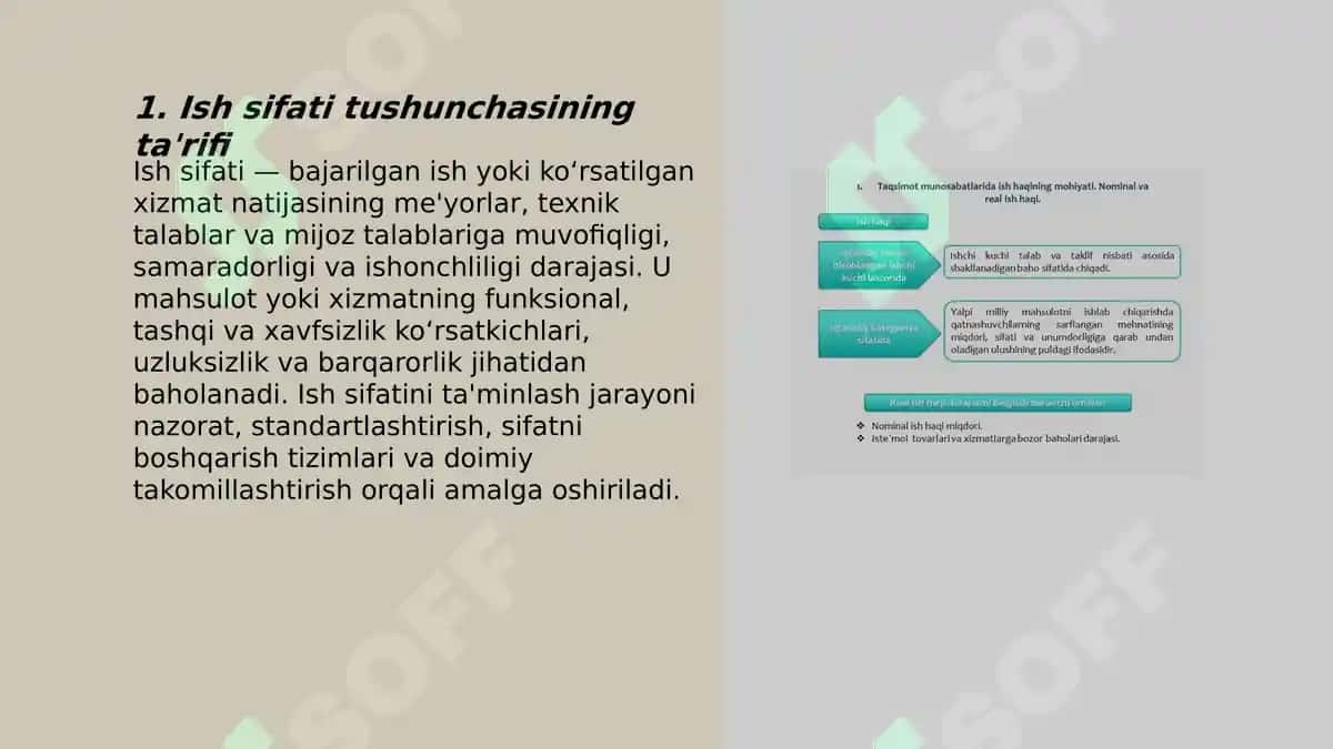 Ish sifati tushunchasi 3