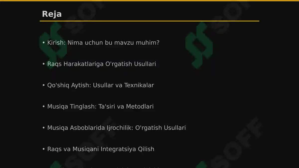 Raqs va Musiqa: Oʻrganish Usullari 2