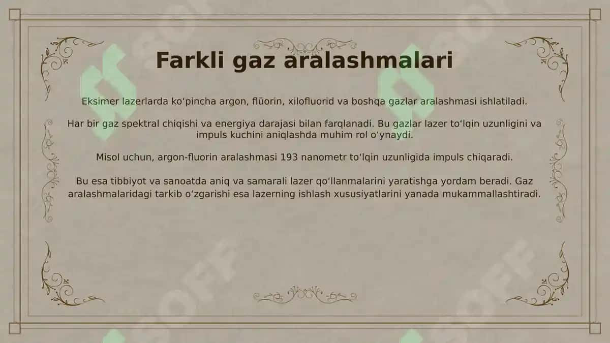 Eksimer Lazerlar 6
