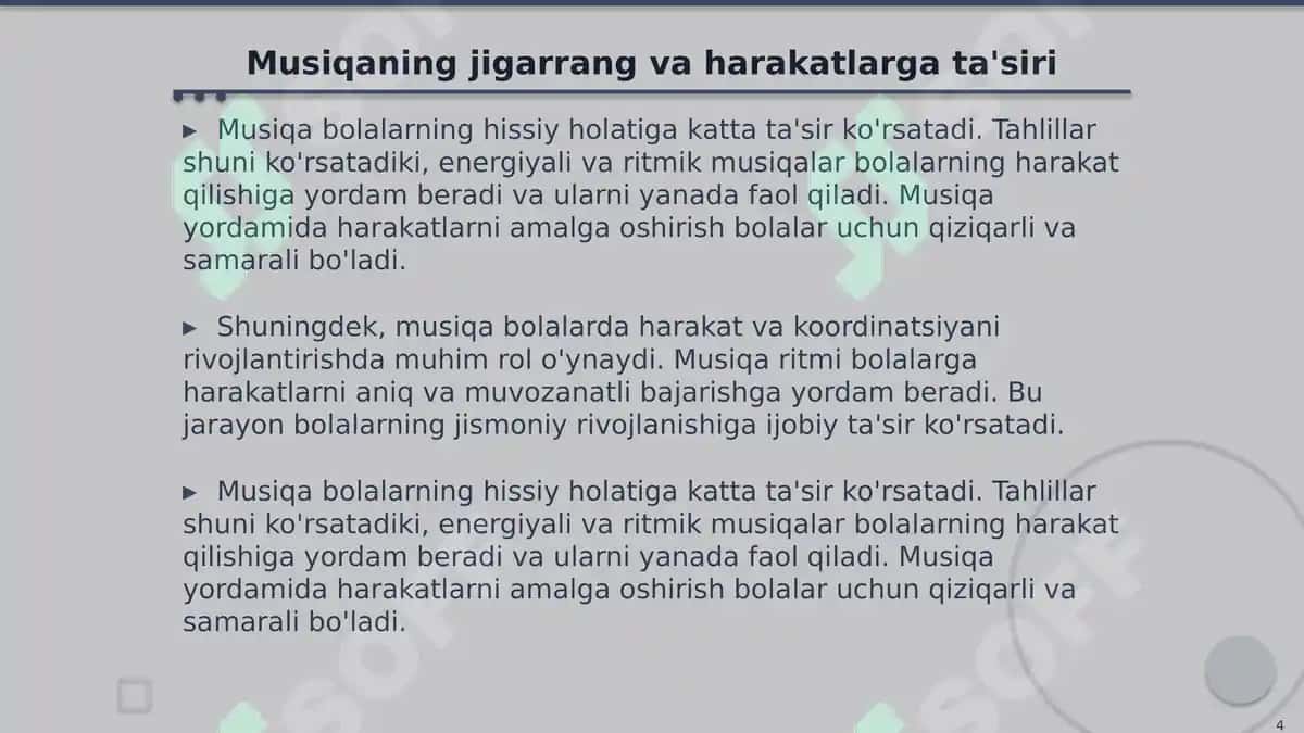 MTTda ertalabki gimnastikani musiqa joʻligiida tashkil etish 4