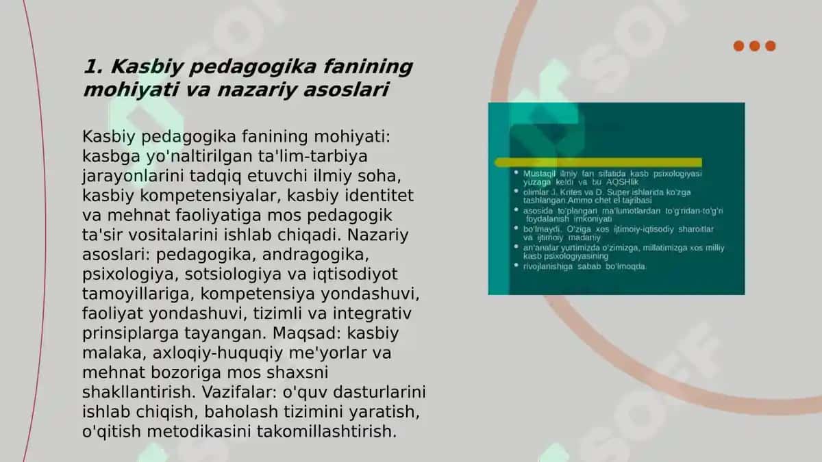 Kasbiy pedagogika fan sifatida 3