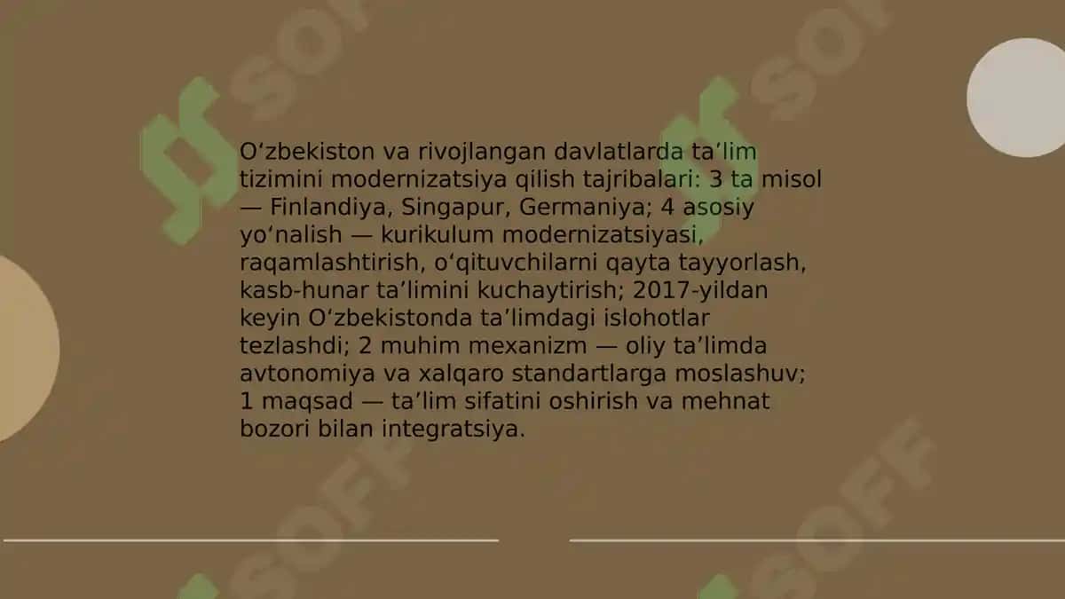Oʻzbekiston va jahon davlatlari rivojlanishi 4