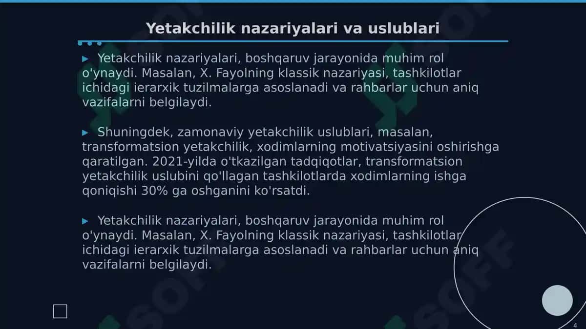 Inson resurslarini boshqarishda yetakchilik 4