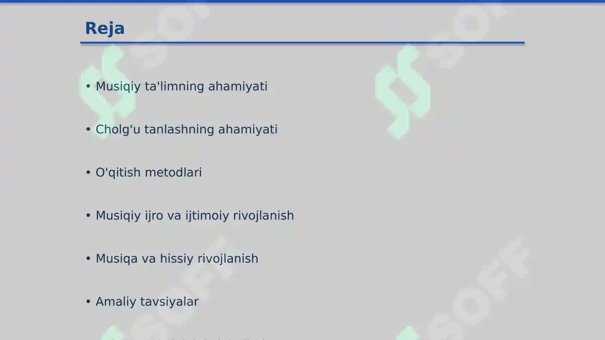 Bolalarni musiqiy cholgʻularda ijroga oʻrgatish 2