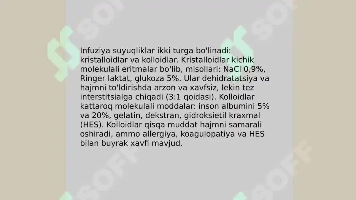 Infuziya va Transfuziya 4