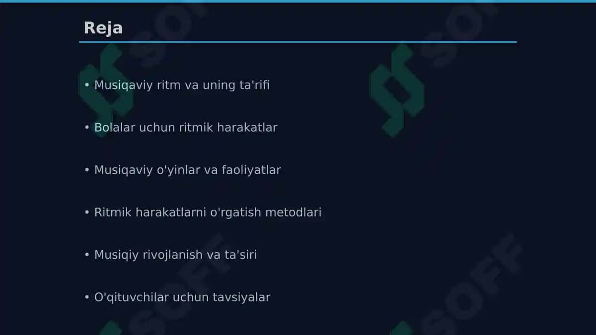 Bolalarni musiqaviy ritmik harakatlarga oʻrgatish 2