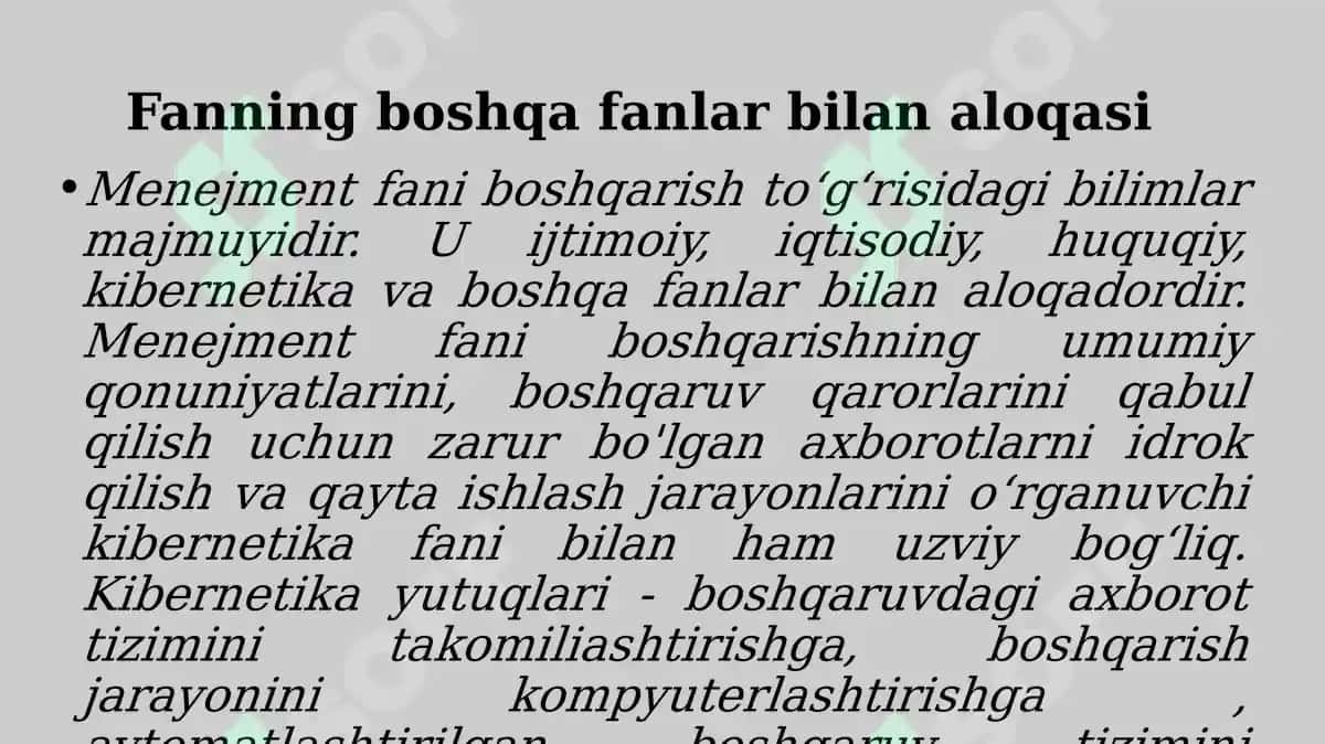Boshlang'ich ta'lim menejmenti fanining mazmun-mohiyati, vazifalari va metodlari 4