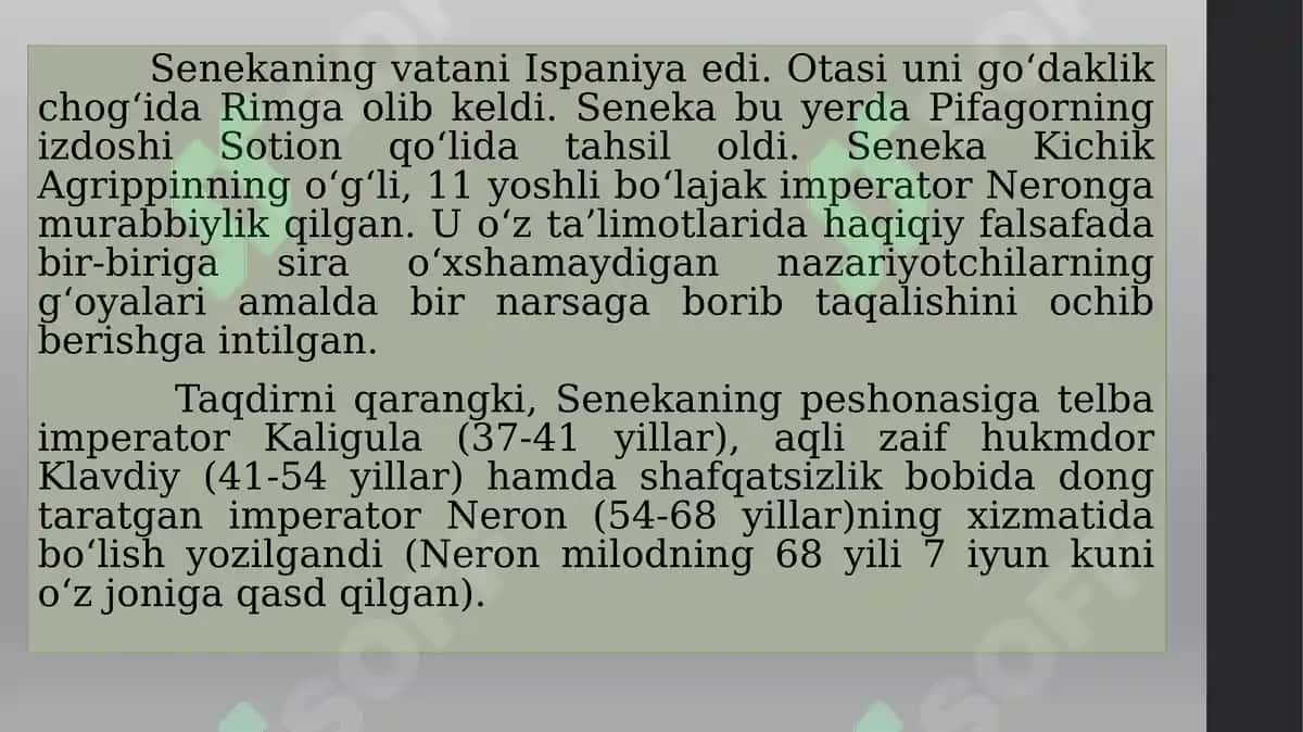 Senekaning “Lutsiliyga axloqiy xatlari” asari va uning ahamiyati 3