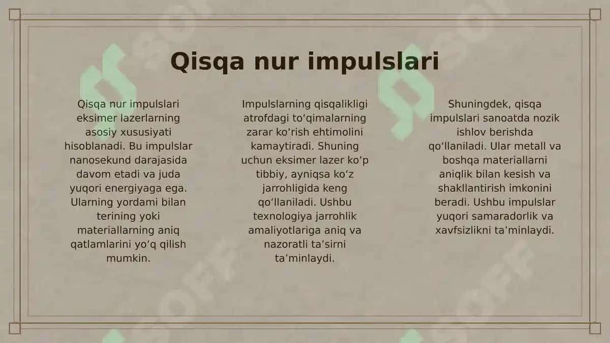 Eksimer Lazerlar 8