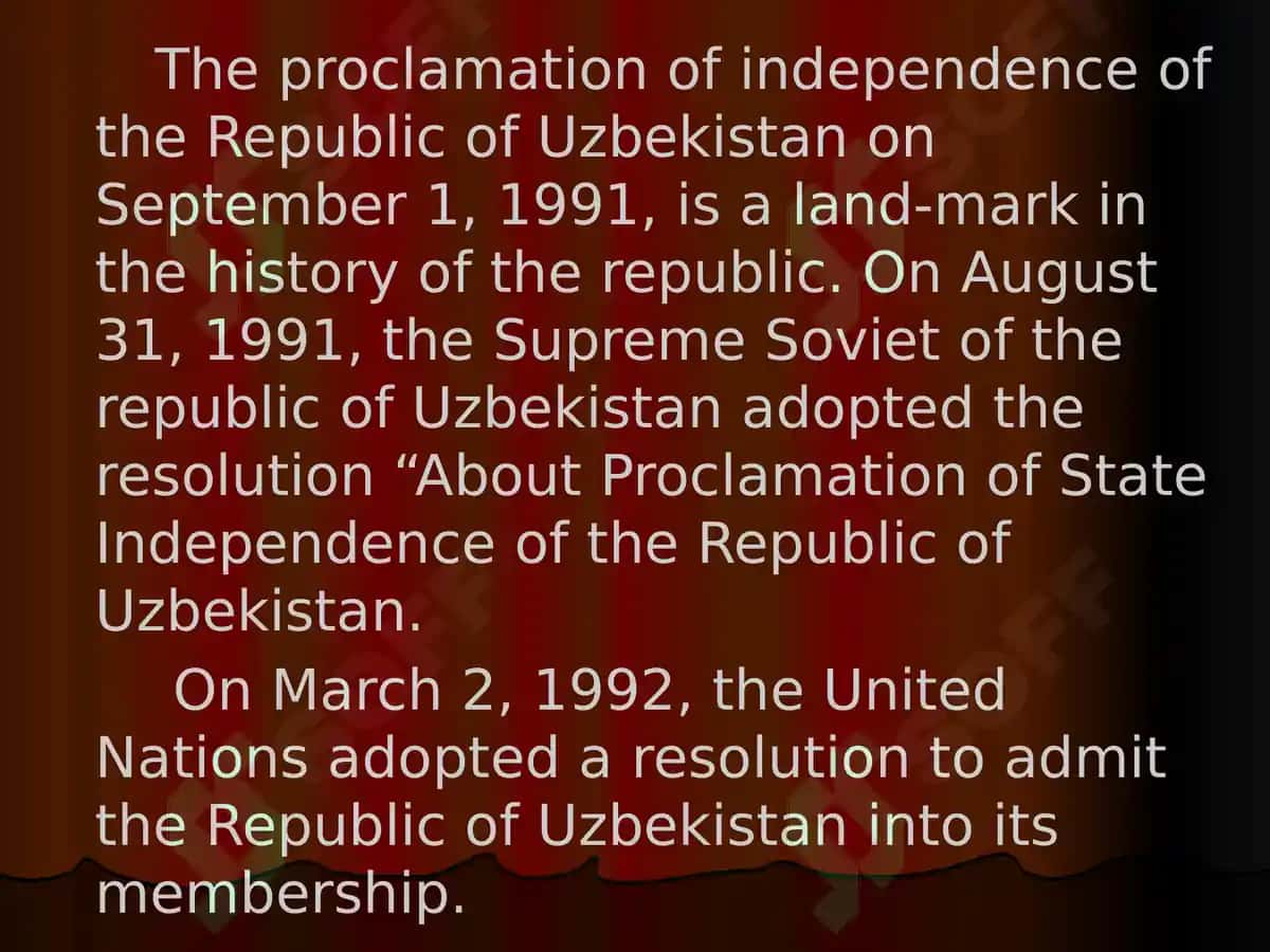 Usbekistan Taqdimoti 5