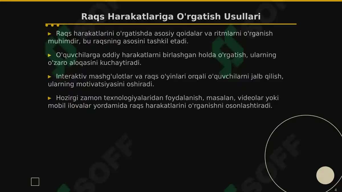 Raqs va Musiqa: Oʻrganish Usullari 4