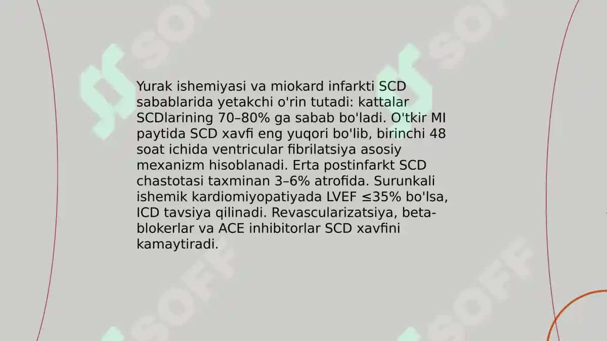 Tasodifiy yurakdan o'lim sindromi 6