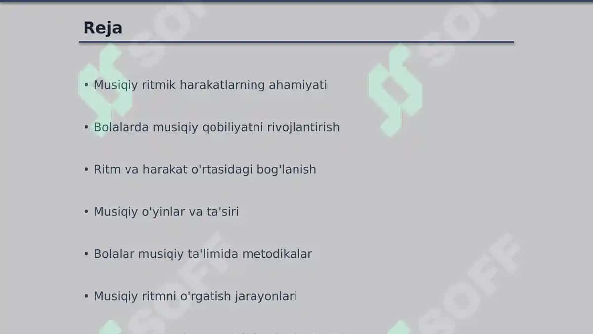 Bolalarni musiqiy ritmik harakatlarga oʻrgatish 2