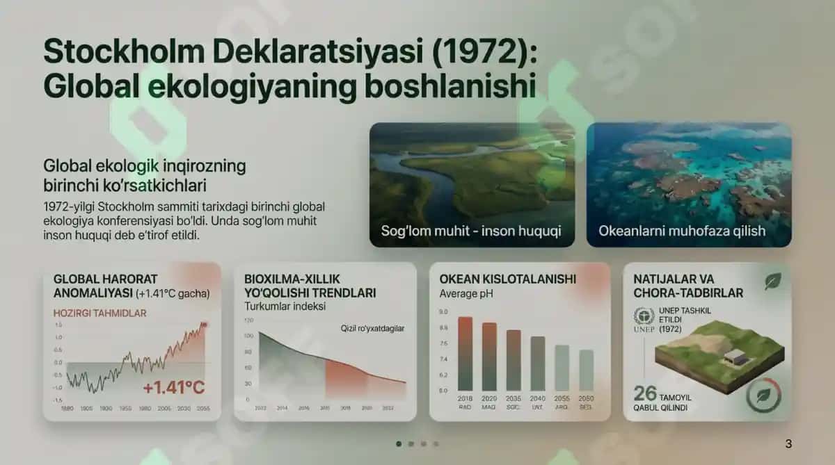 Ekologiya va tabiatni muhofaza qilish sohasida xalqaro hamkorlik 3