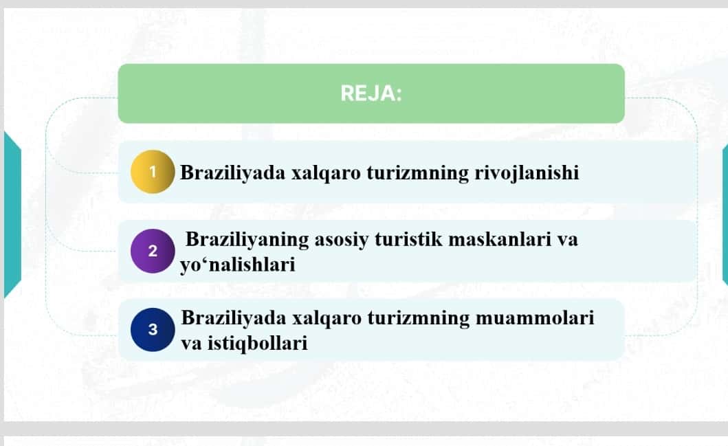 Braziliyada xalqaro turizimi