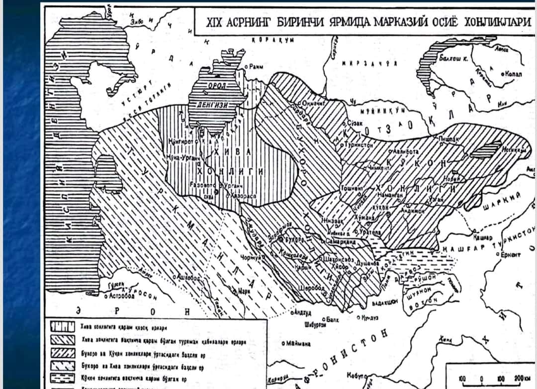Rossiya imperiyasining Turkistonni bosib olishi.
Jadidchilik