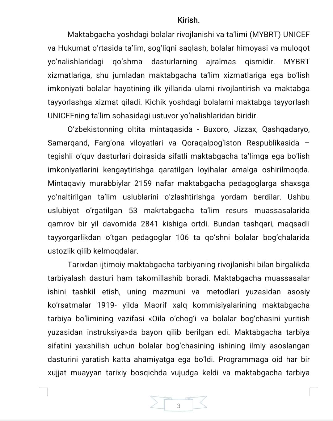 Maktabgacha ta’limda tarbiya berish usullari va vositalari