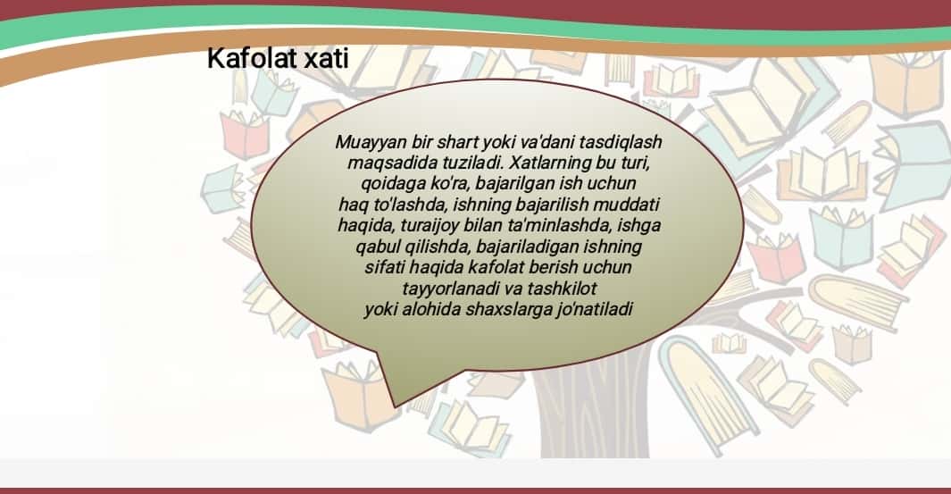 Kafolat xati