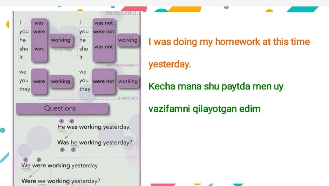 Past Continuous Tense