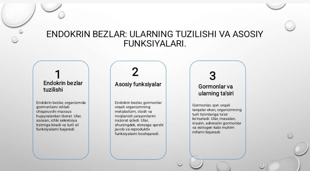 Endokrin bezlar fiziologiyasi. Gipotalomo- gipofizar tizim