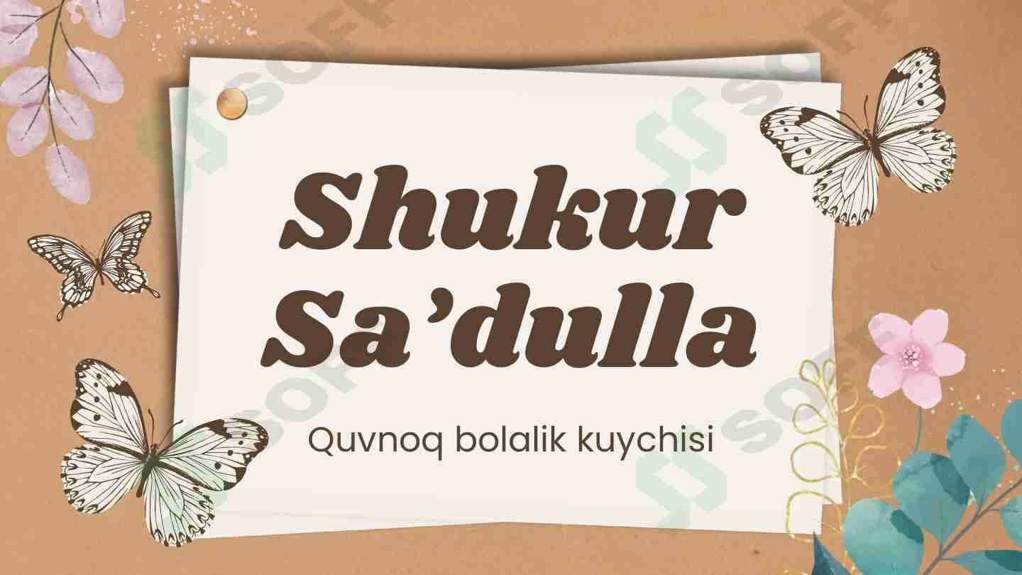 Shukur Sa'dulla