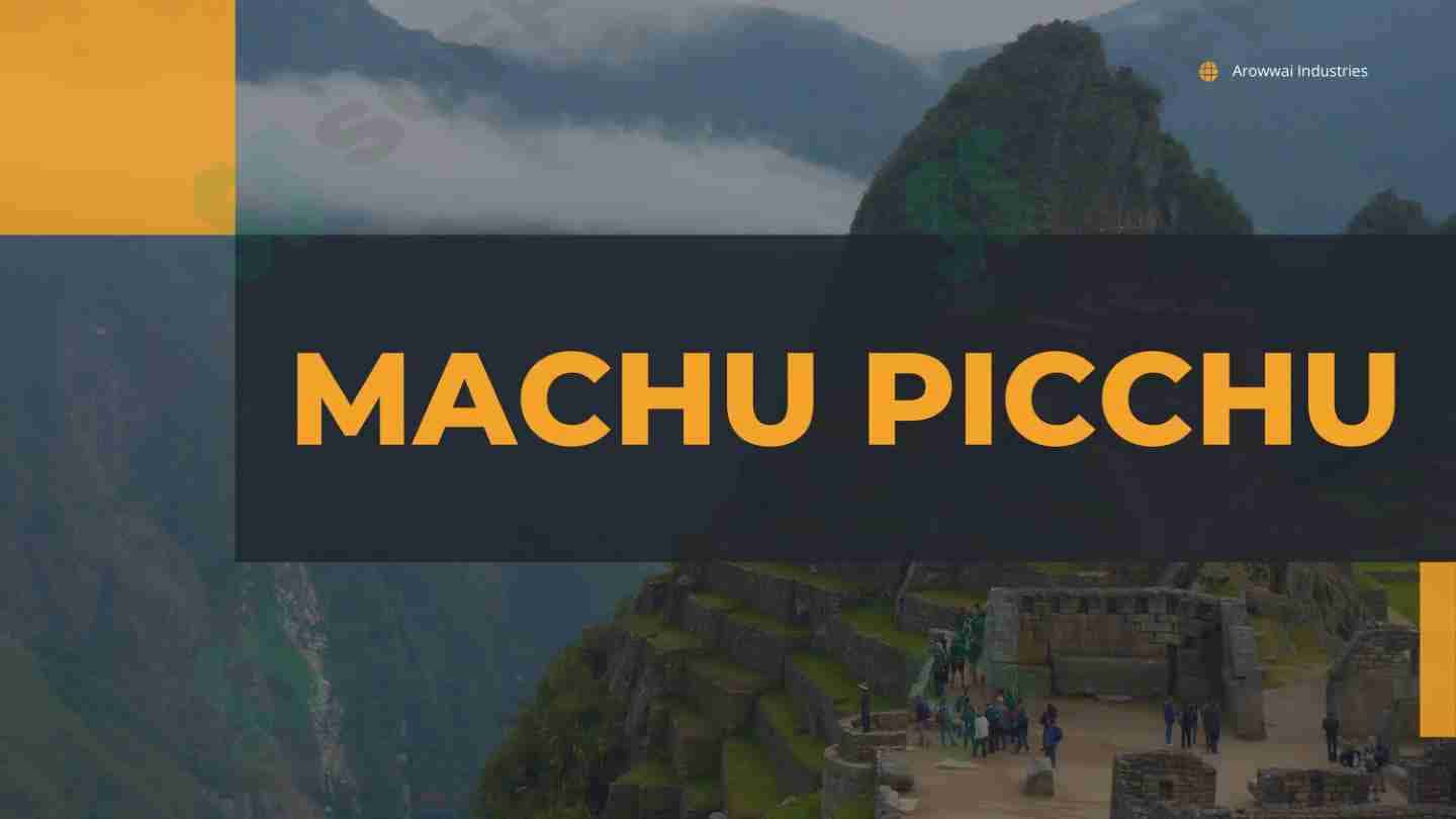 Machu Picchu turizimi haqida