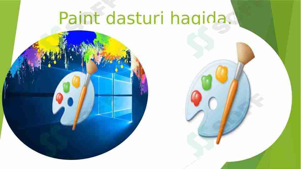 Paint dasturi haqida