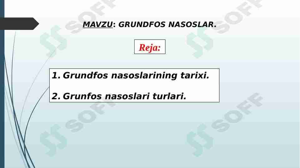 GRUNDFOS NASOSLAR.
