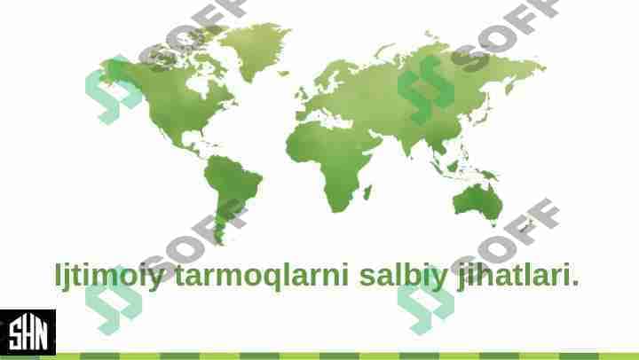 Ijtimoiy tarmoqlarni salbiy jihatlari