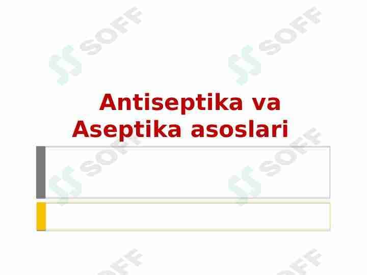 Antiseptika
