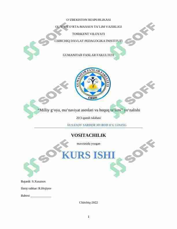 Vositachilik huquqi