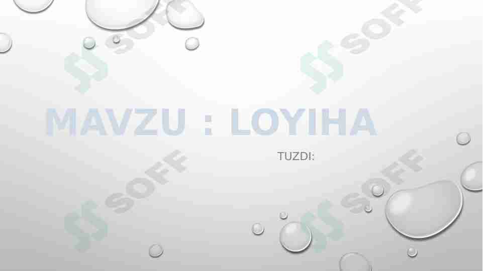 Loyiha