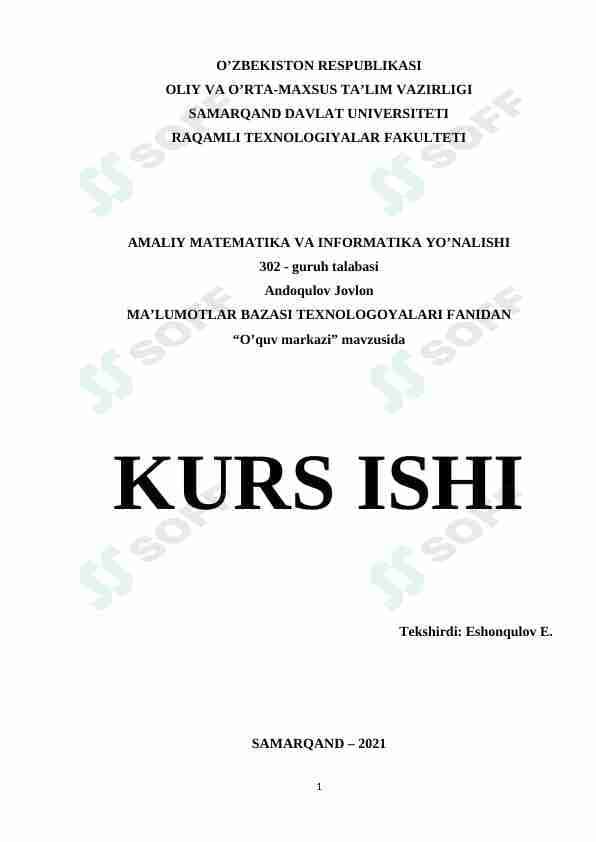 O’quv markazi