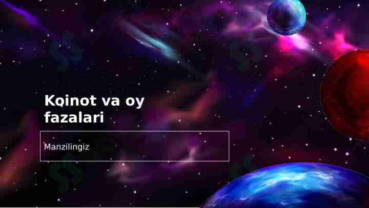 Koinot va oy fazalari