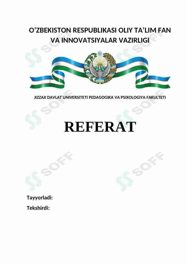 ENSEFALIT KASALLIGINING KELIB CHIQISH SABABLARI VA ASORATLARI