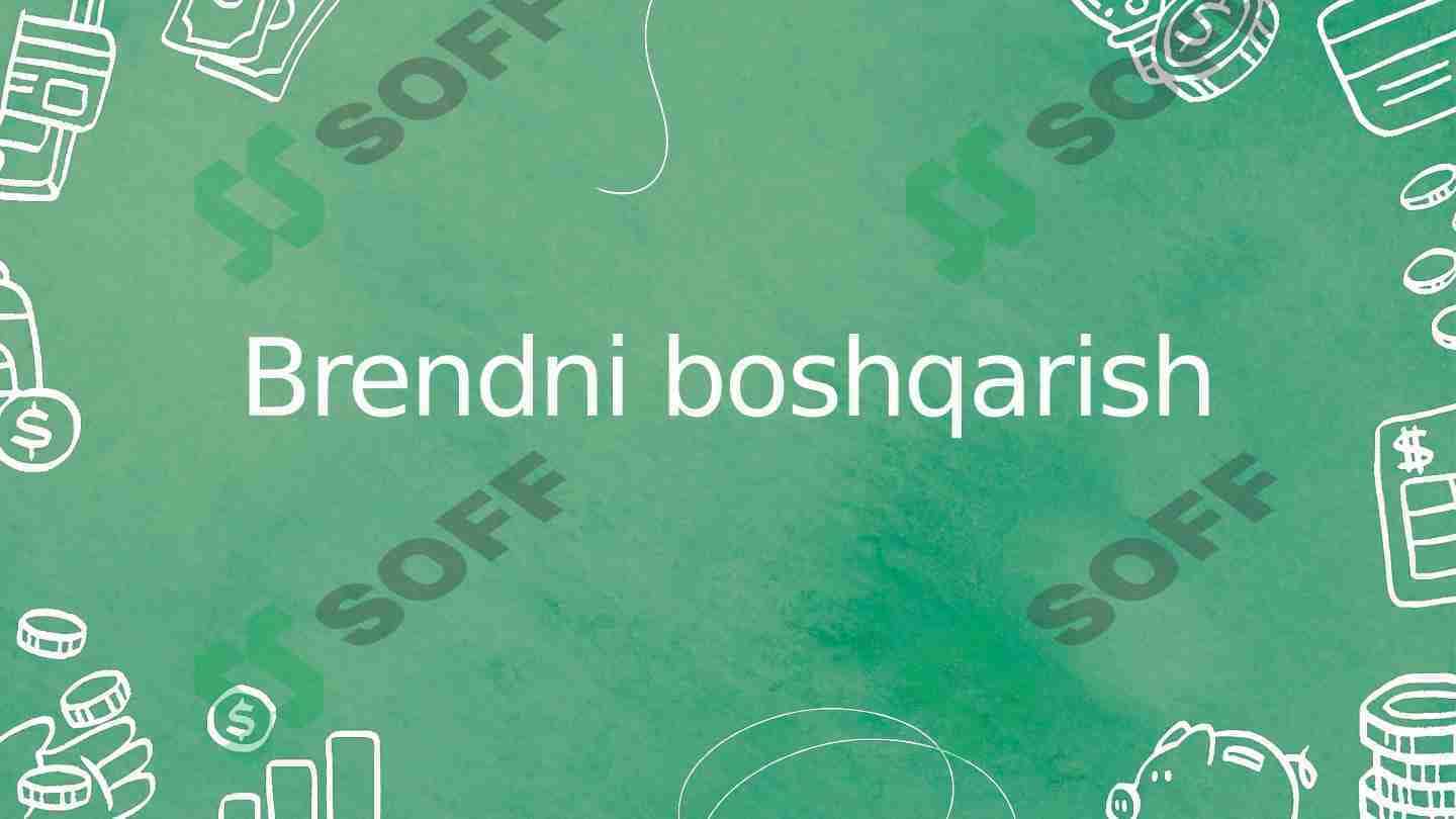 Brendni boshqarish