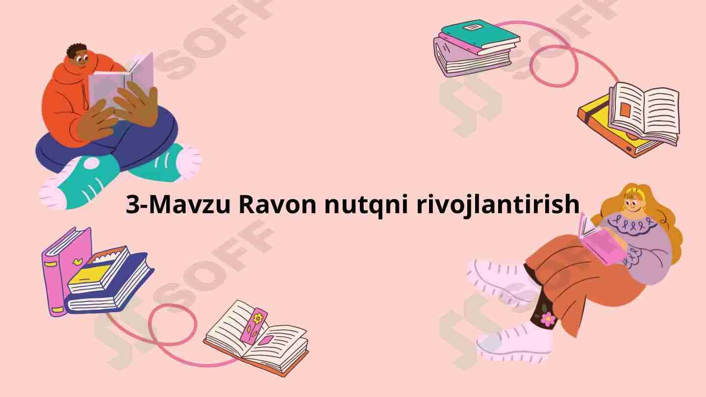 Ravon nutqni shakllantirish