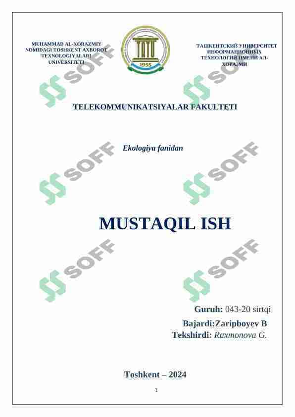 ekologik muammolar