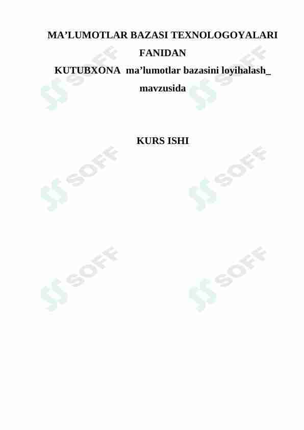 KUTUBXONA