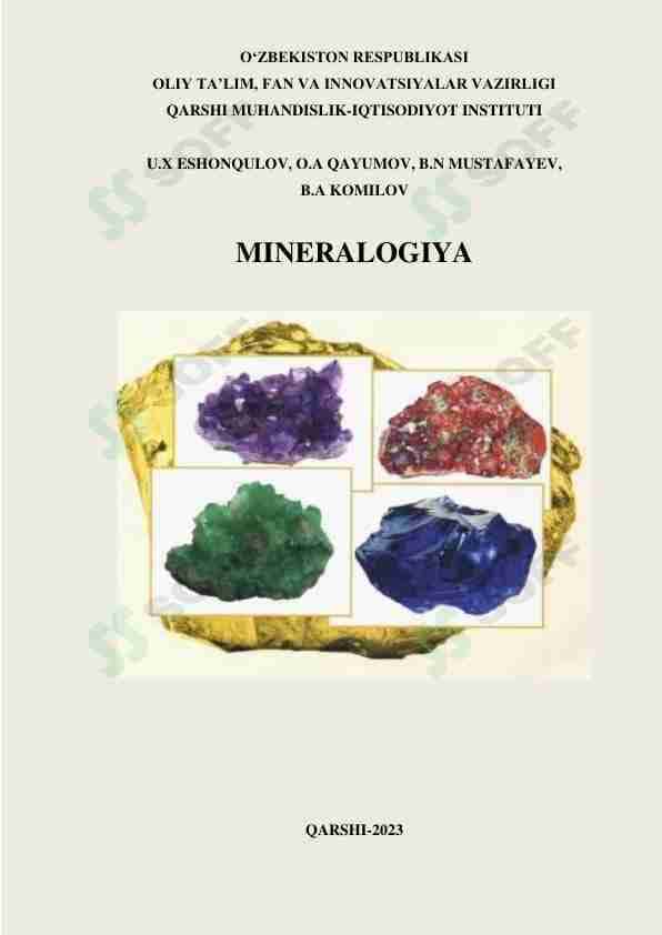 Mineralogiya